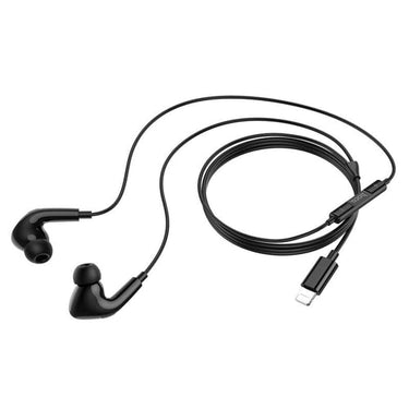 Hoco M111 Pro Plug And Play Primero Digital Lightning Handsfree - Black